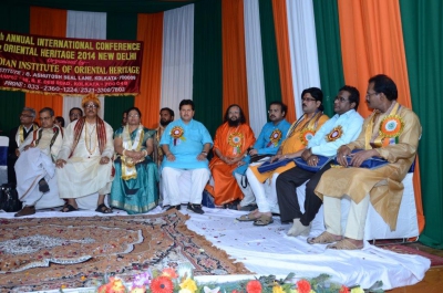 PhD and Mahamahopadhyay Award to Dr Pavitranandaji on 7 March in New Delhi (4).jpg